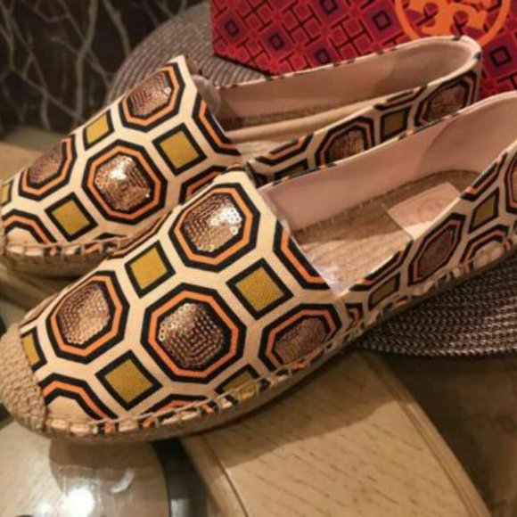 Tory Burch | Shoes | Tory Burch Flats Cecily Embellished Espadrille |  Poshmark